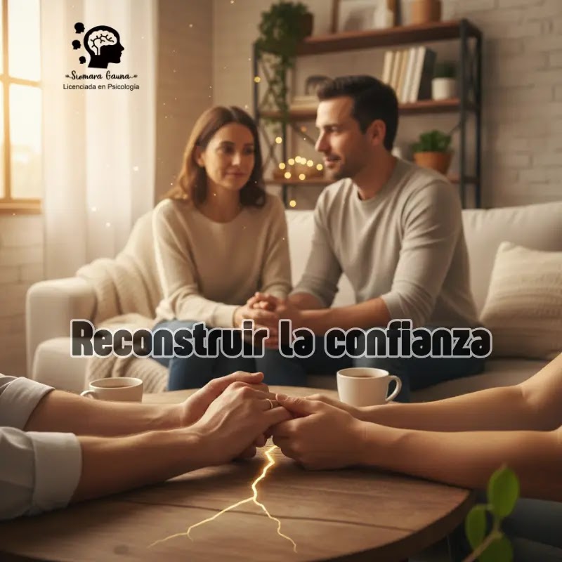 Mujer y hombre llegando a un acuerdo de confianza y respeto mutuo